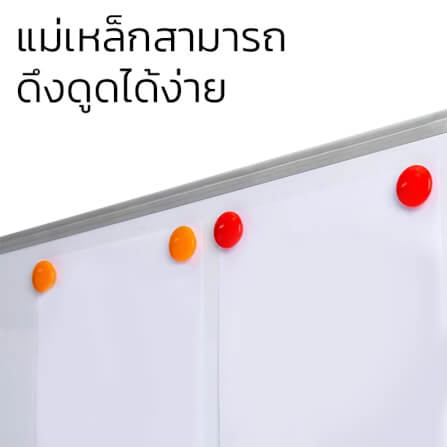 กระดานไวท์บอร์ด MEDILA รุ่น WB01-60-45-WH ขนาด 60*45 ซม._6